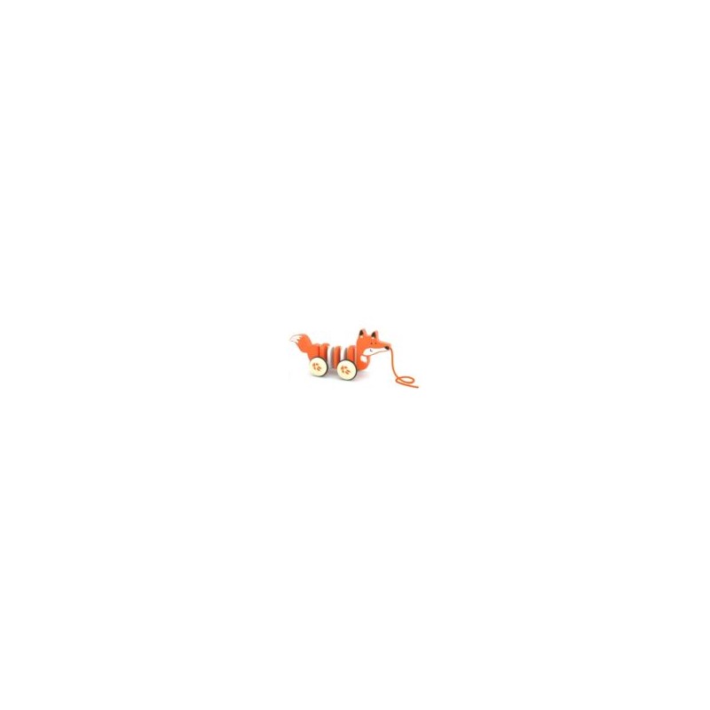 7034 *Zorrito de Arrastre c/Cuerda* (30×12 cm.)
