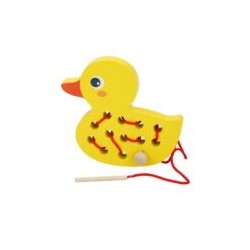 2684 *Patito p/Enhebrar Madera Gruesa* (18×18 cm.)