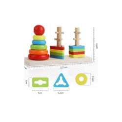 2284 *Rainbow Three Column Tower* (22.5 x 7 cm.) 2 Diferentes – Modelo TRIÁNGULO