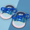 8584 *Montessori Early Education Wear Shoes* (11×16.5×2 cm.) 1Par de Zapatos+1 Par de Agujetas.