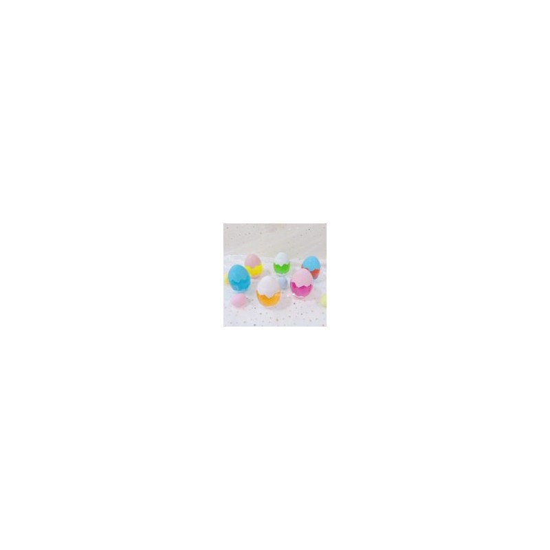 0408 *Huevo Gigante Slim c/Glitter* (12 cm.) INDIVIDUAL.