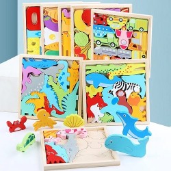 1128 *Tetris Infantil de Figuras* (16.5 cm.) 8 Diferentes.