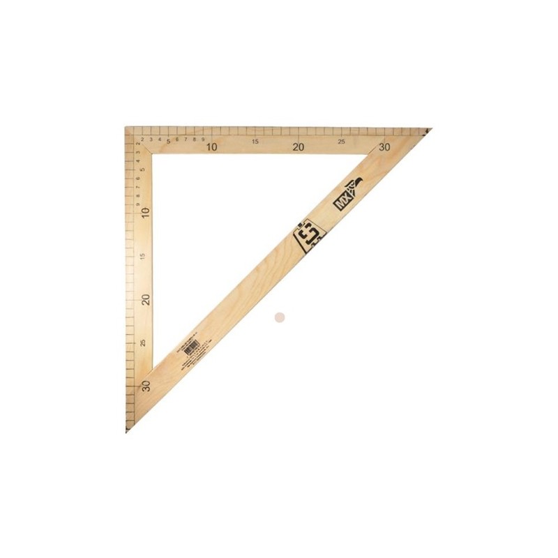 0103 *ESCUADRA d/Madera 45 GRADOS* (50 cm.)