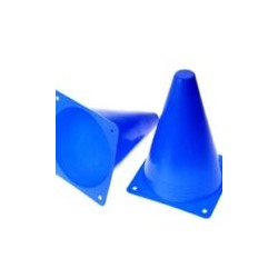 8141 *CONO PLÁSTICO GRANDE Deportivo AZUL* (25 cm.) 1 Pca.