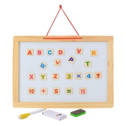 0235  *Pizarrón Magnético GRANDE 3 en 1* (45×33 cm.) 58 Pcs.