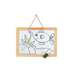 0235  *Pizarrón Magnético GRANDE 3 en 1* (45×33 cm.) 58 Pcs.