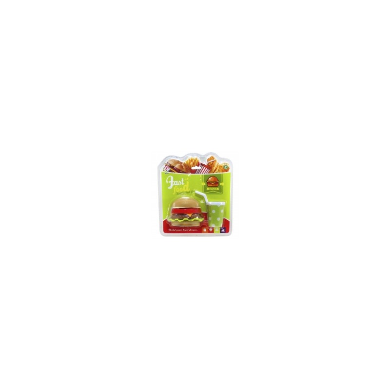1401 *Fast Food Burger* (18×20 cm.) (Pieza)