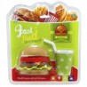 1401 *Fast Food Burger* (18×20 cm.) (Pieza)