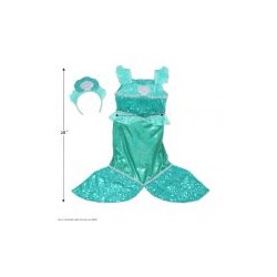 18501 *Disfraz de Sirena* (3-6 Años) 1 Accesorio.