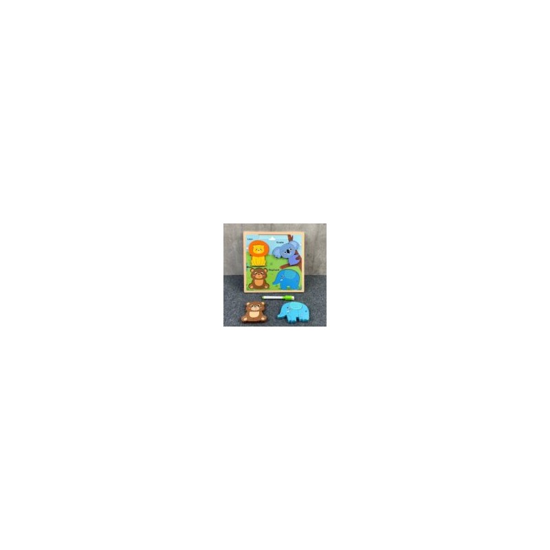 6904 *Rompecabezas Pintaron Grueso de 16 Pcs* (22×22 cm.) 4 Diferentes.