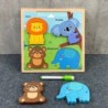 6904 *Rompecabezas Pintaron Grueso de 16 Pcs* (22×22 cm.) 4 Diferentes.