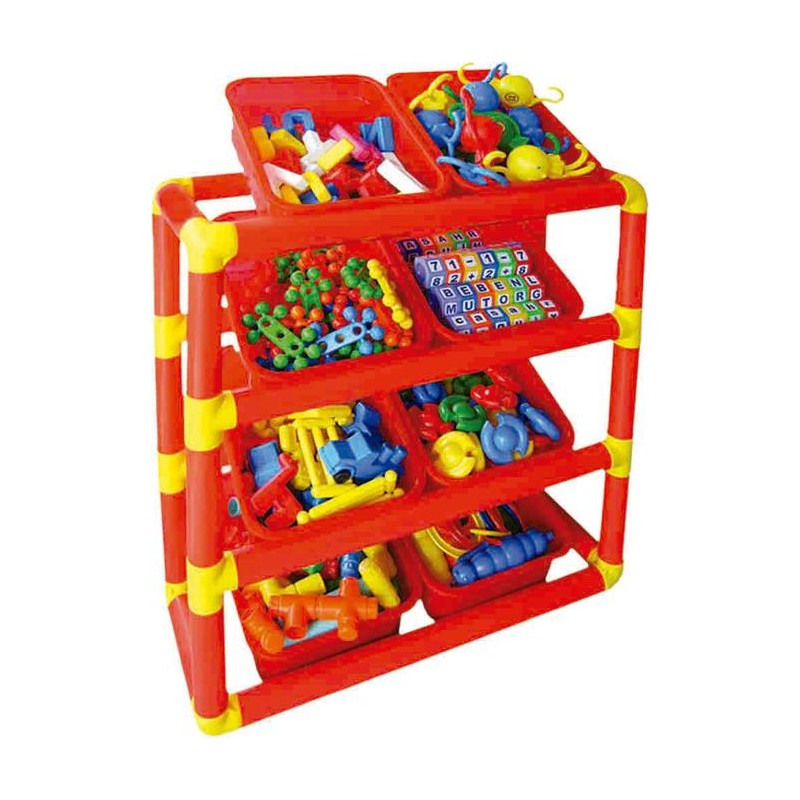 1014 *Exhibidor Tubo 2, c/8 Charolas* (85x80cm.)